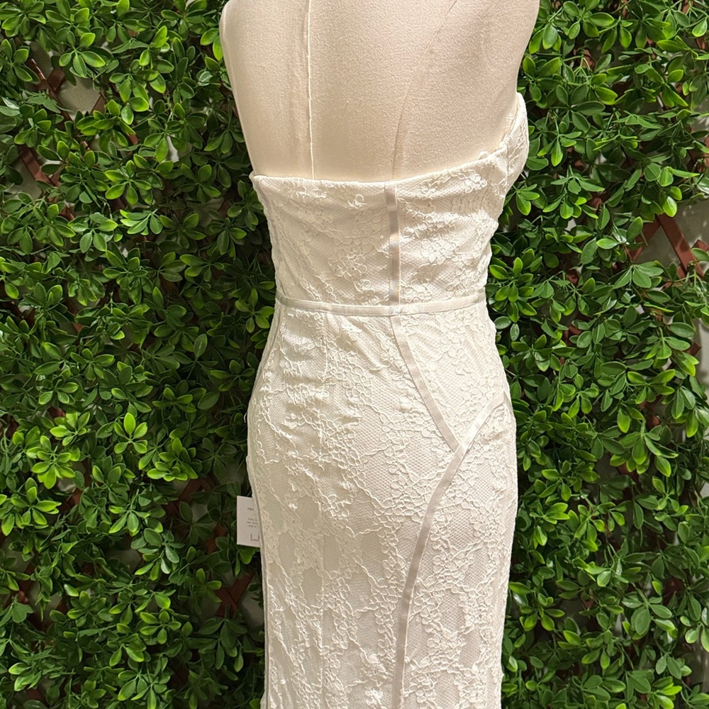 NWT- Imani Mermaid Bustier Lace Wedding Dress - Picture 15 of 17